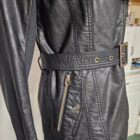 Faux Leather Jacket - Picture 4 of 9